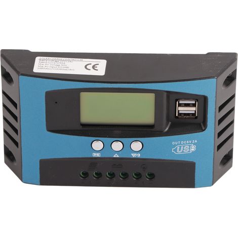 Régulateur Solaire MPPT 90A avec Affichage Numérique - 12V/24V pour Panneaux Photovoltaïques (1/5)