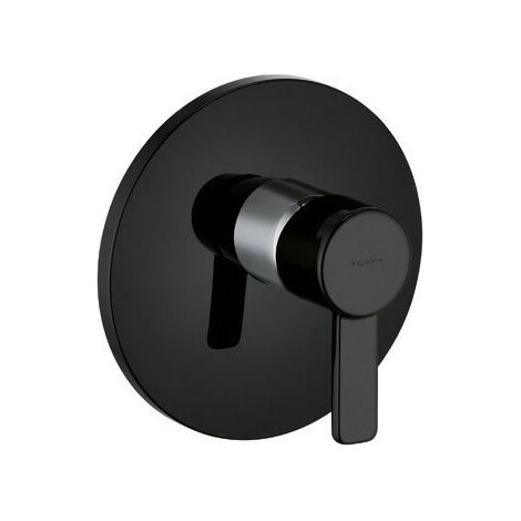 Mitigeur de douche à encastrer ZENTA set d'installation à encastrer chrome / noir KLUDI