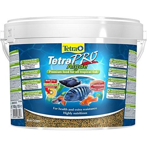 Tetra Pro Algenfutter Crisps 10 Liter für Fische
