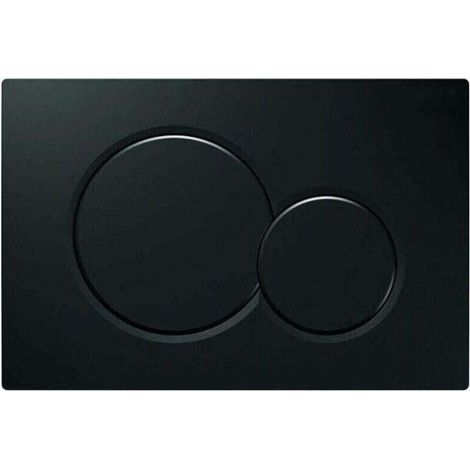 Plaque de déclenchement, pièces détachées pour réservoir, anciens modèles Plaque de déclenchement pour UP320 et 300, double chasse, 1 pièce noire (1/3)