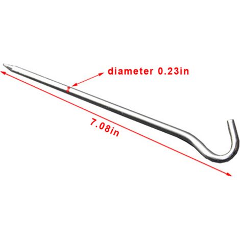 10 Stück/Lot Zeltnägel aus Aluminiumlegierung, Zeltpflöcke, Haken, Stifte, Zeltnägel, Outdoor-Camping-Wanderwerkzeugsets (1/5)