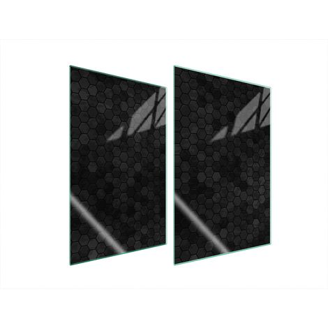 Assiette de protection en verre pour la cuisine, motif 2x35x52 (1/5)