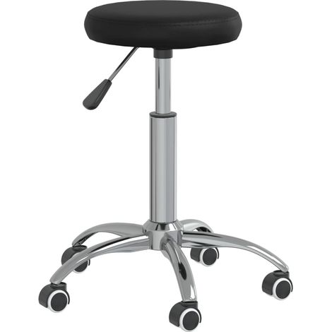 Tabouret，Repose-pied，Pouf de massage Similicuir Noir CFW877405 (1/5)