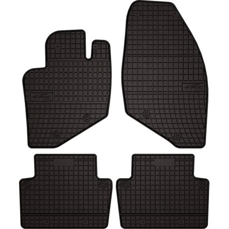 Gummifußmatten für Volvo V70 II Kombi (2000–2007) – schwarz, passgenau
