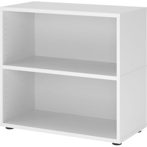 bümö flexi Aktenregal - 2 Ordnerhöhen   Weiß
