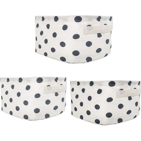 Bardusch-Panier de rangement en tissu imprimé - 20x15x15cm -panier à linge - (B-2PCS) (1/3)