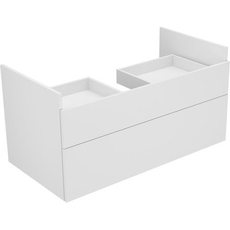 Mobile sottobanco EDITION 400 PLANNING con foro sifone 1050x527x535mm cashmere / cashmere KEUCO