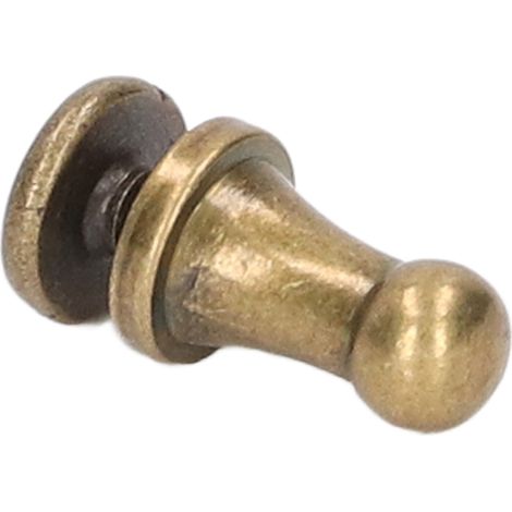 200 Rivets en Cuivre Pur 6x4mm, Tête Ronde Lisse, pour Maroquinerie et Accessoires en Cuir, Bronze (1/5)