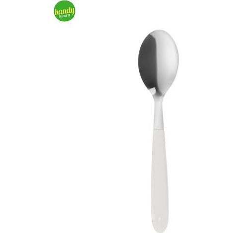 Cucchiaino caffÈ light EME Posateria colore bianco/cromo 14 cm