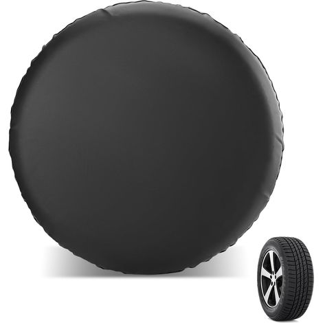 13"-16" Housse de Roue de Secours, Ajustement Universel, en Cuir Souple PVC, imperméable et résistant à la poussière, Sacs de Rangement pour pneus de Jeep, SUV (1/5)