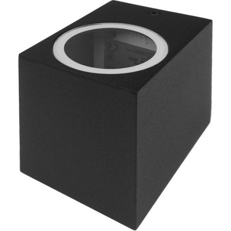 Applique esterna GU10 IP44 alluminio nero Ecolight EC79084 (1/4)