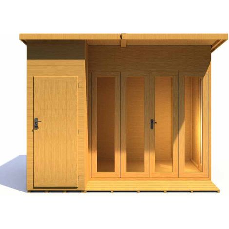 Aster 10 x 8 Feet Summerhouse - L262.5 x W317.4 x H217 cm