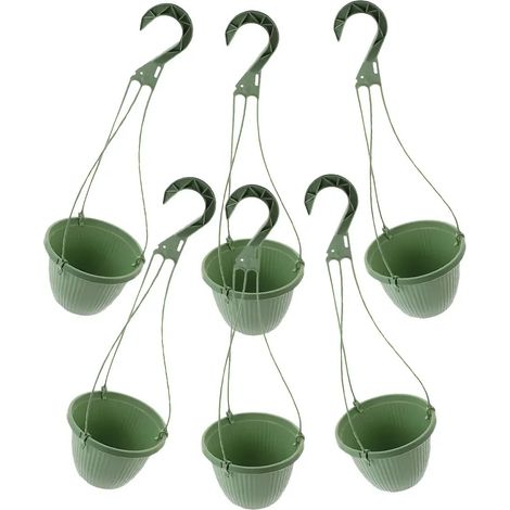 Lot de 10 pots à orchidées, dimensions : 10 cm x 14 cm x 16 cm - (1/5)
