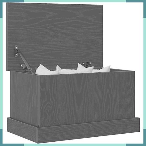 Boîte de rangement - 862825 - Chêne noir - Bois d'ingénierie - 50 x 30 x 28 cm (1/5)