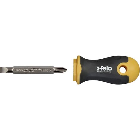 Destornillador Felo stubby screwdriver compacto reversible