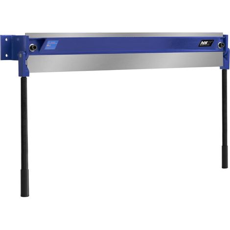 Helloshop26 – Plieuse atelier 1 000 mm acier bleu – Épaisseur de pliage 1,2 mm – Angle de pliage 0-135° – Dimensions 122 x 64,5 x 66 cm (1/4)