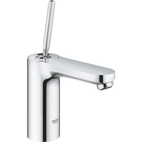 Mitigeur monocommande lavabo chromé – Technologie SilkMove – Économie d'eau GROHE EcoJoy – Hauteur 208 mm – Longueur bec 123 mm – 23800000 (1/7)
