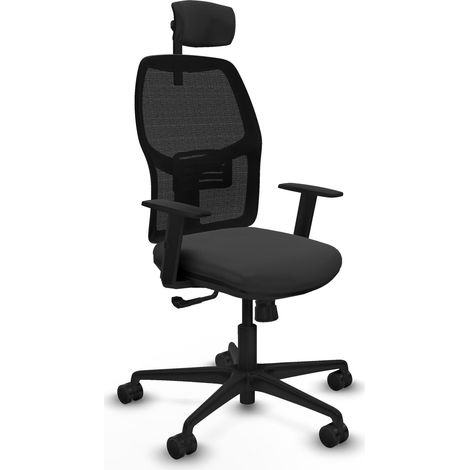 Silla piqueras y crespo Alfera negro espuma alta densidad (1/2)