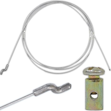 Gasseil Ligne de carburant 200cm 2m 1,5mm pour MTD BRIGGS Tondeuse à gazon câble Z-end (1/4)
