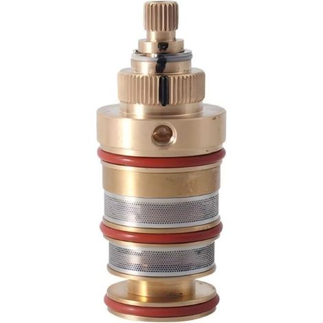 Cartouche thermostatique de douche en laiton, cartouche thermostatique de rechange en laiton pour mitigeur de douche, kit de réparation