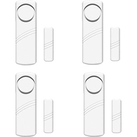 Alarme porte fenêtre sans fil sécurité maison piscine enfants capteur ouverture tout-petits lot de 4