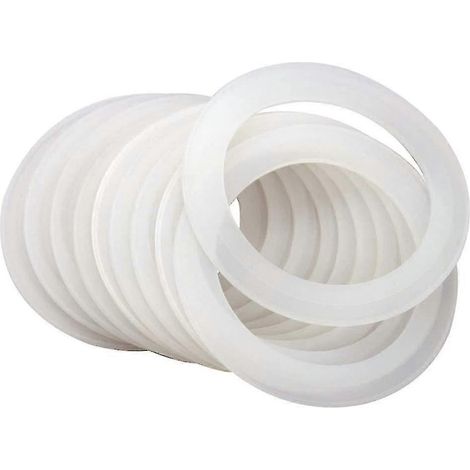 Lot de 20 joints de rechange en silicone pour bocaux, joints d'étanchéité en caoutchouc, anneaux de joint en silicone hermétiques (1/5)