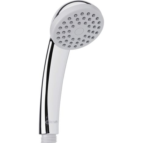 Cornat TECB3472 - Doccetta "Amarela", diametro testa 67 mm, cromato, 1 tipo di getto, anticalcare e risparmio idrico, soffione doccia per doccia e vasca da bagno, doccia ECO-doccia (1/5)