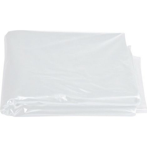 Película de plástico transparente para invernadero: cubierta de polietileno para jardín adecuada para plantas de invernadero para protegerlas del viento, las heladas y el polvo.