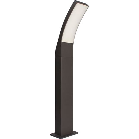 Borne extérieure LED 58cm CURVE R 10W - 1000lm - 3000K Anthracite