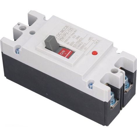 MCCB DC interrupteur d'isolateur de Protection de batterie solaire 2P interrupteur de disjoncteur à botier moulé 1000V 80A (1/5)