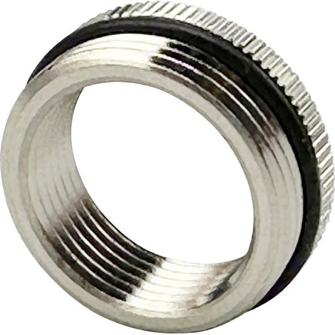 TRU COMPONENTS TC-11032928 REPG9-PG7 Kabelverschraubung Reduzierung  PG9 PG7   Messing (vernickelt)