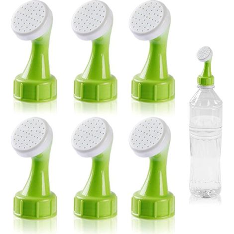 Lot de 6 pulvérisateurs - Mini vaporisateur pour semis et plantes grasses - Buse à bouteille - Arrosoir manuel vert pour potager, entretien des plantes d'intérieur (1/4)