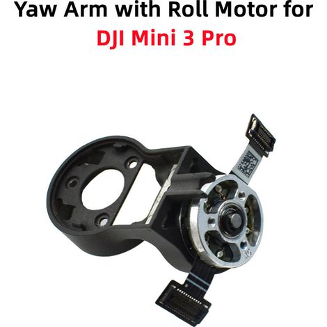 Teile zum Zerlegen und Reparieren von DJI Mavic Mini 3 Pro Drohnen mit Motoren und Y-Achsen-Halterungen.