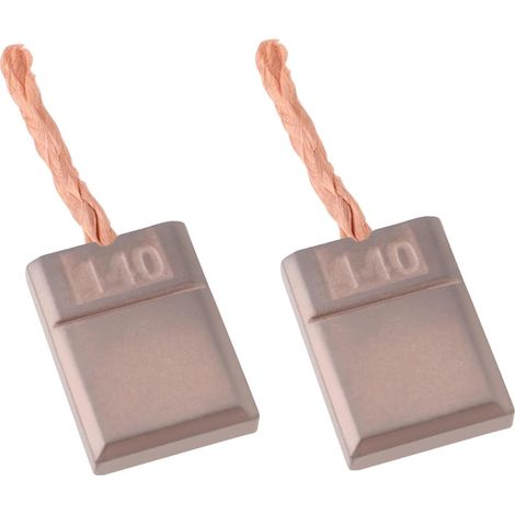 Paar Kohlebürsten für Akkuschrauber 3 x 10 x 13,5 mm Kompatibel mit Bosch GSR 18 V-Li Professional (3 601 H66 100)