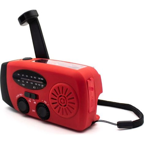 Filiyano-Radio d'urgence United ESR2534 avec manivelle, batterie externe et cellule solaire / radio d'urgence (1/4)