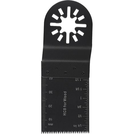 Kit de 30 lames de scie oscillantes multifonctions en acier à haute teneur en carbone de 34 mm pour la réparation et la découpe (1/5)