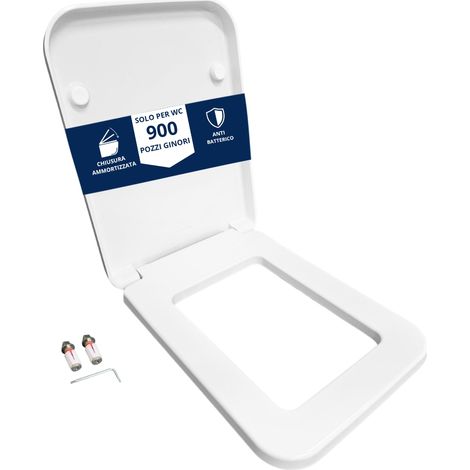 Copriwater Novecento Pozzi Ginori Soft Close termoindurente bianco Come Originale