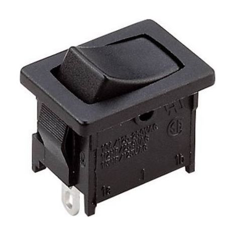A12421100000 Interruttore a bilanciere A12421100000 250 V/AC 6 A 1x Off / (On) Momentaneo 1 pz.
