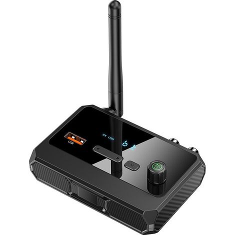 Ricevitore Bluetooth 5.3 per impianti stereo domestici con jack AUX da 3,5 mm e uscita RCA, adattatore stereo HiFi per altoparlanti/altoparlanti cablati/audio domestico (1/5)