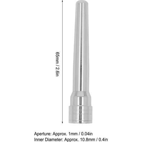Ortviai Bec de vapeur en acier inoxydable pour machine à café Delonghi EC680/EC685/ECP3420/ECO310 (1/4)