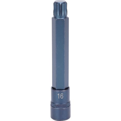 Douille 1/4" hexagonale en acier S2 pour clé à cliquet, visserie de démontage et installation de boulons