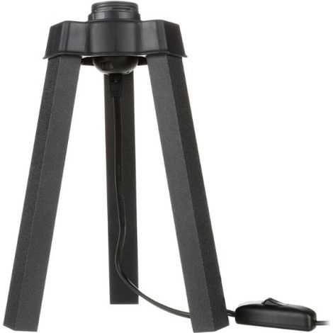 Lámpara de mesa trípode de madera negra - Piko MDL4769 (1/2)