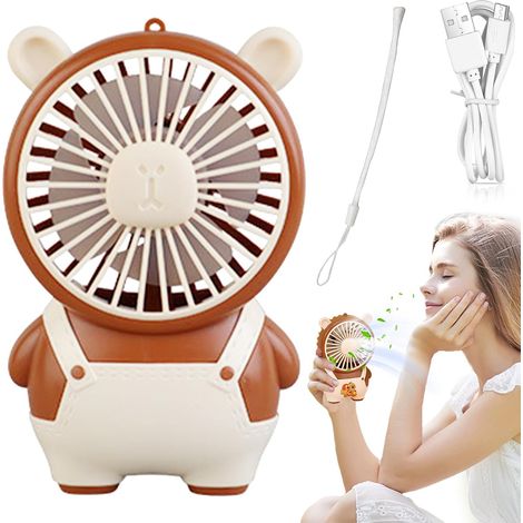 Petit Ventilateur Bureau Compact Électrique Rafraîchissant (1/5)