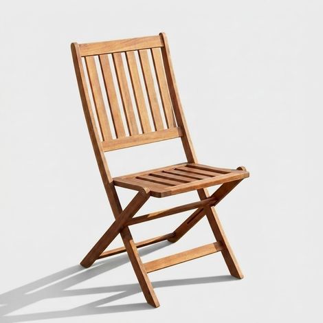 Chaise de jardin pliante en bois Diana (1/4)