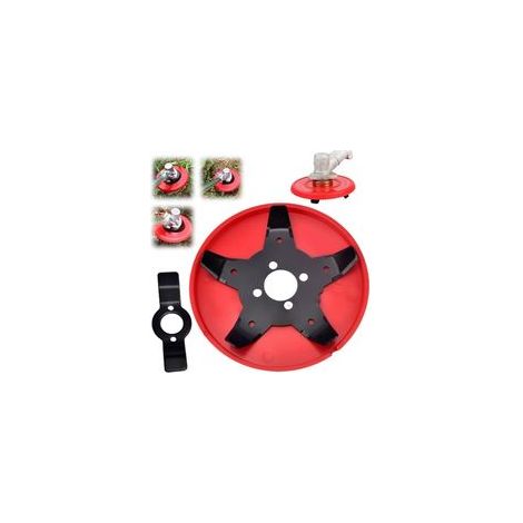 Disque de désherbage professionnel en acier au manganèse – Compatible avec têtes de coupe standard – Pour désherbage efficace et rapide (1/5)