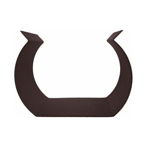 Porta legna in acciaio e cuoio Gamma Nero (1/5)