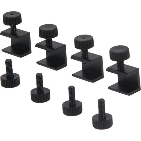 Befenybay 4PCS Vetro Letto Molla Girare Clip per Creality 3D Stampante Ender 3, Ender 5, CR-10 (4PCS) (1/4)