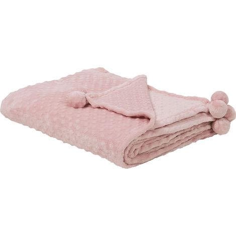 Kuscheldecke SAMUR 200 x 220 cm Rosa