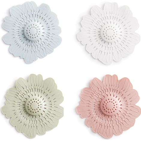 Lot de 4 passoires de filtre d'évier, filtre pour évier, filtre anti-obstruction, filtre d'évier de cuisine, fournitures de cuisine, filtre de cuisine, attrape-cheveux, passoire de couverture (1/5)