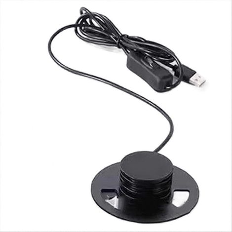 Lampe LED pour plantes en mousse - D10cm Lampe écologique USB pour bouteille, lampe de culture hydroponique ventilée pour terrarium aquatique 5W (1/5)